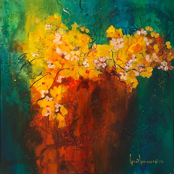 Luce LAMOUREUX, peintre des fleurs
