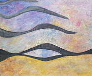 LALLEMENT Martine - Ailleurs (tableau, acrylique / toile) - ART ET MISS