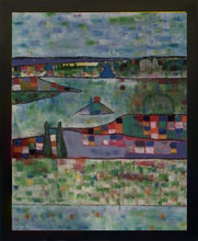 Charger l&#39;image dans la galerie, Peinture de AL COURTY - Camargue, tableau encadré