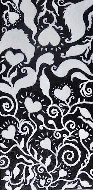 ALLIAUME Gilles - Floraison sentimentale (tableau, Acrylique/canvas)