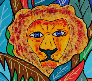 ARNOUIL Alain - Le roi de la jungle, détail