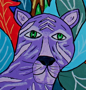 ARNOUIL Alain - Le roi de la jungle, détail