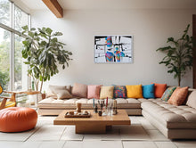 Charger l'image dans la galerie, ATZORI Jean-Claude, Accords et suspensions VI, Peinture abstraite mise en situation