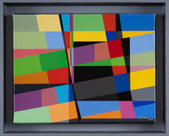 ATZORI  Jean-Claude - Jardin secret, tableau encadré