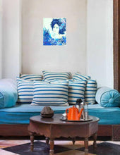 Charger l'image dans la galerie, BEALAFF-GIROTTO Béa - Blue rêverie (tableau, Acrylique / toile)