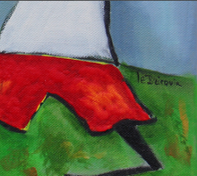 Charger l&#39;image dans la galerie, LE BRICQUIR Danielle  : Séduction (Tableau, huile sur toile)