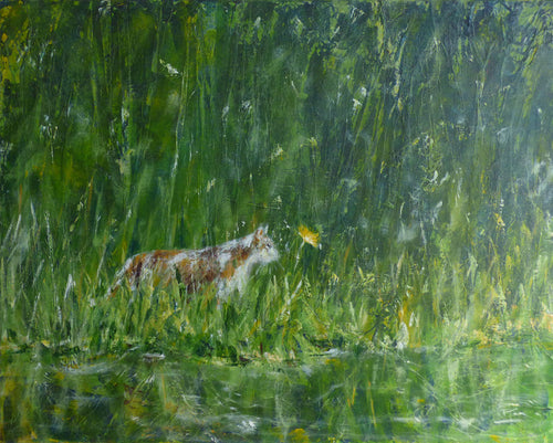 CARDOSO Peggy - Apparition, tableau figuratif, Acrylique  sur  toile