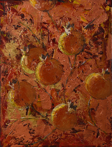 CARDOSO Peggy - Grenade 5, paysage, tableau Acrylique sur toile