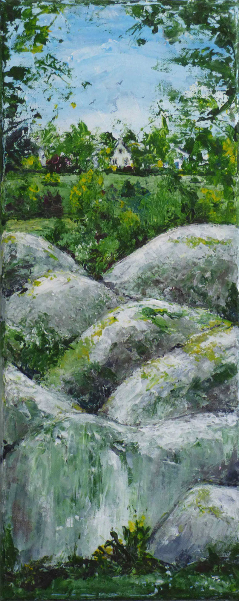 Peinture de Peggy CARDOSO - Maison dans le chaos