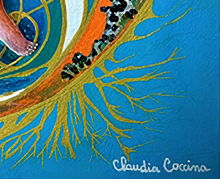 Charger l'image dans la galerie, Tachycardie, Tableau acrylique sur toile de Claudia Coccina