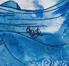 Charger l'image dans la galerie, Tableau de CHRISTY - L'appel du bleu, signature