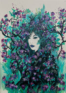,  acrylique et encre sur toile