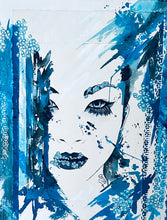Charger l'image dans la galerie, Peinture de CHRISTY - Fracture bleue