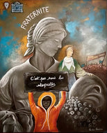 COCCINA Claudia : Place de la République, Tableau acrylique sur toile