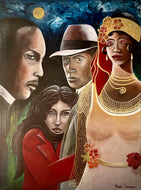 COCCINA Claudia : Boardwalk Empire, Tableau, techniques mixtes sur toile