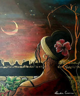 Tramonto, tableau de Claudia Coccina