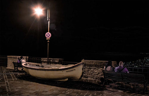 COLANGELO  Gianni : Notturno, Mare Nostrum - 14,  Photographie sur dibond, 