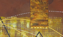 Charger l'image dans la galerie, DALUZ-GALEGO Patricia - Pyramides (tableau, Acrylique / toile), détail