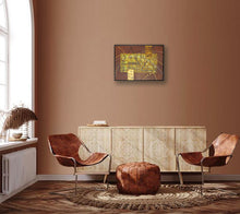 Charger l'image dans la galerie, DALUZ-GALEGO Patricia - Pyramides (tableau, Acrylique / toile), mise en situation