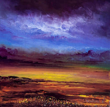 Charger l'image dans la galerie, HENRIC Florence  V.  - Esprit d'automne - tableau  paysage abstrait, Huile sur Toile