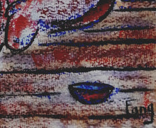 Charger l&#39;image dans la galerie, FANG Marie  - Plein et vide,  Portrait,  technique mixte sur papier Arches, signature