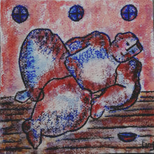 Charger l&#39;image dans la galerie, FANG Marie  - Plein et vide,  Portrait,  technique mixte sur papier Arches