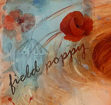 Charger l&#39;image dans la galerie, FEITUSSI Bruno - Field poppy, tableau, Huile  sur toile, détail