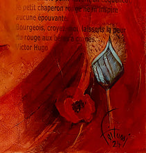 Charger l&#39;image dans la galerie, FEITUSSI Bruno - Field poppy, tableau, Huile  sur toile, signature