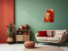 Charger l&#39;image dans la galerie, FEITUSSI Bruno - Field poppy, tableau, Huile  sur toile, mise en situation