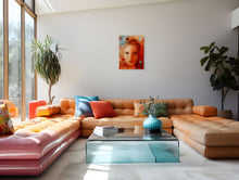 Charger l&#39;image dans la galerie, FEITUSSI Bruno - Field poppy, tableau, Huile  sur toile, mise en situation