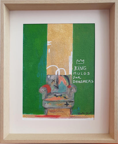 Béatrice GAICHIES - Hommage à Tapiès, Sit down (Peinture, Acrylique et cire / papier) - ART ET MISS