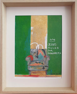 Béatrice GAICHIES - Hommage à Tapiès, Sit down (Peinture, Acrylique et cire / papier) - ART ET MISS