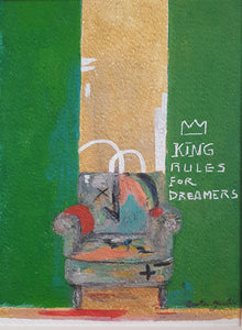 Béatrice GAICHIES - Hommage à Tapiès, Sit down (Peinture, Acrylique et cire / papier) - ART ET MISS