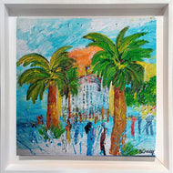 GUERRY Christiane - Le Negresco IV (tableau, Acrylique  / toile)