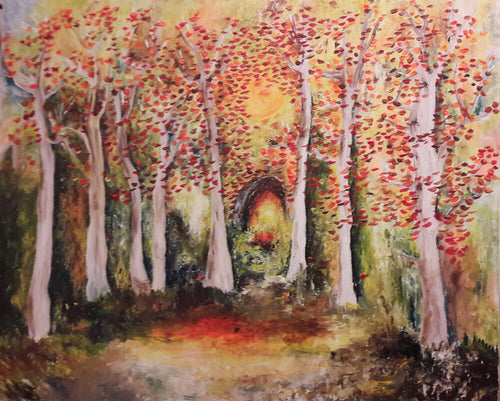 GUERRY Christiane - Automne (Acrylique sur toile)