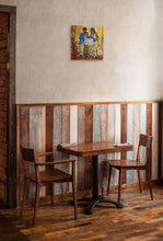 Charger l&#39;image dans la galerie, GUERRY Christiane - Les violonistes (Mixte sur toile), mise en situation