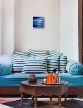 Charger l&#39;image dans la galerie, HENRIC Florence  V. - Soir d’Azur  - tableau  mis en situation