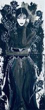 Charger l&#39;image dans la galerie, CHRISTY - Amaya (tableau, encre et acrylique / papier marouflé sur toiles)