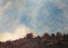 Charger l&#39;image dans la galerie, LALLEMENT Martine - Coucher de soleil, tableau figuratif, huile sur toile 