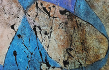 Charger l'image dans la galerie, LALLEMENT Martine - Printemps,  tableau, Techniques mixtes  sur toile, détail