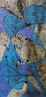 LALLEMENT Martine - Printemps,  tableau, Techniques mixtes  sur toile