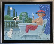 Charger l'image dans la galerie, LORAND Jean-Pierre  : Belle de nuit , Tableau Acrylique sur toile, encadré