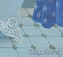 Charger l'image dans la galerie, LORAND Jean-Pierre  : Belle de nuit , Tableau Acrylique sur toile, signature