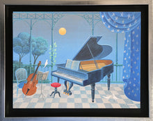 Charger l'image dans la galerie, LORAND Jean-Pierre  : Clair de lune , Tableau Acrylique sur toile, encadré