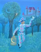 Charger l'image dans la galerie, LORAND Jean-Pierre  : Je t'offrirai la lune , Tableau Acrylique sur toile
