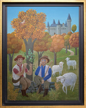 Charger l'image dans la galerie, LORAND Jean-Pierre  : Les bergers de l'automne, Tableau encadré