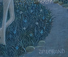 Charger l'image dans la galerie, LORAND Jean-Pierre : La dame à la licorne , Tableau Acrylique sur toile, signature