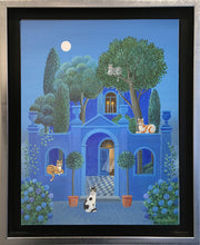 Charger l'image dans la galerie, LORAND Jean-Pierre  : L'heure bleue , Tableau Acrylique sur toile, encadré