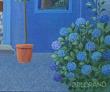 Charger l'image dans la galerie, LORAND Jean-Pierre  : L'heure bleue , Tableau Acrylique sur toile, signature