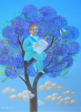 Charger l'image dans la galerie, LORAND Jean-Pierre  : Les mots bleus , Tableau Acrylique sur toile